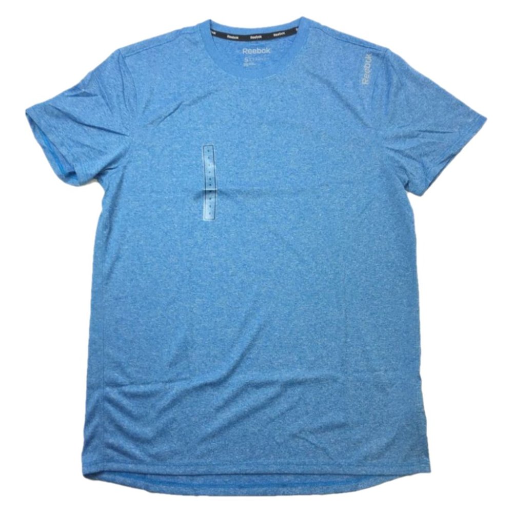 Reebok Mens Performance Tee Short Sleeves Blue